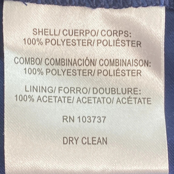 Donna Morgan "NEW" Midnight Blue Hannah Sequin Blouson Maxi Gown Dress Size 10 - Picture 10 of 10